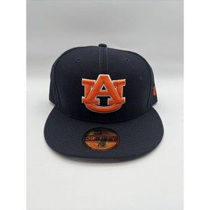 New Era Auburn Tigers Navy Blue 59Fifty Fitted Hat 7 1/4